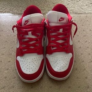 Red Nike Dunk Reps Size US 10
